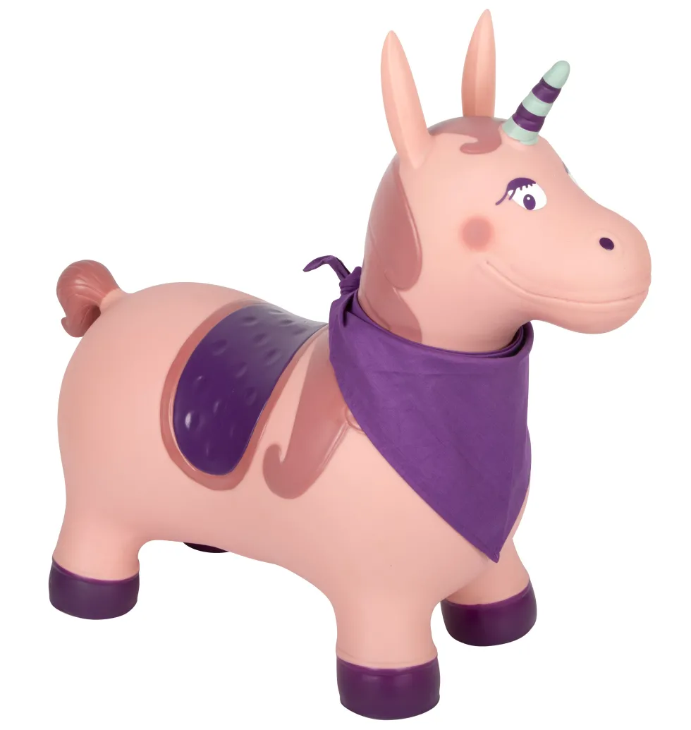 Hüpftier Einhorn