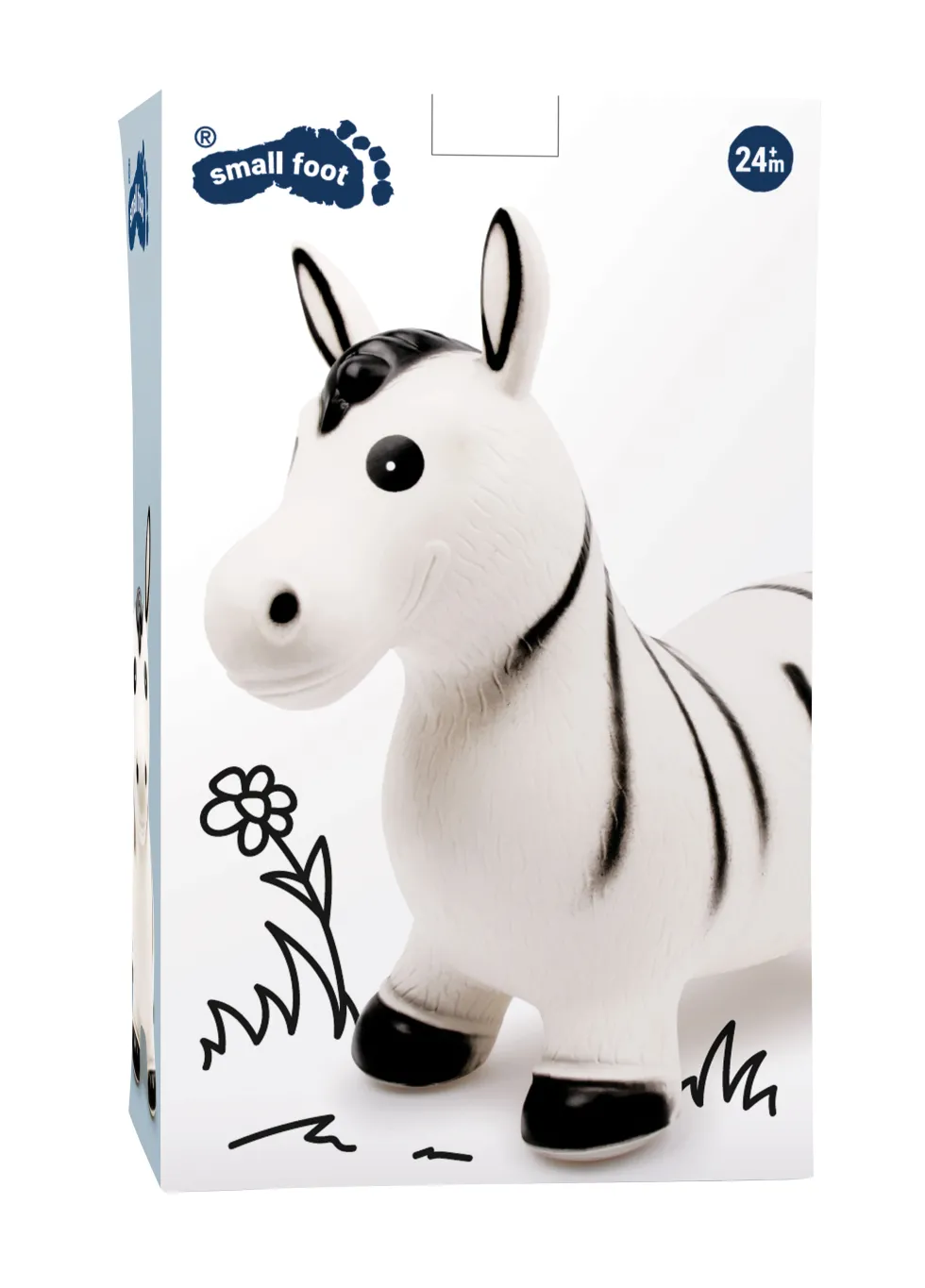 Hüpftier Zebra