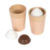 Kaffeemaschinen-Set grau „tasty“