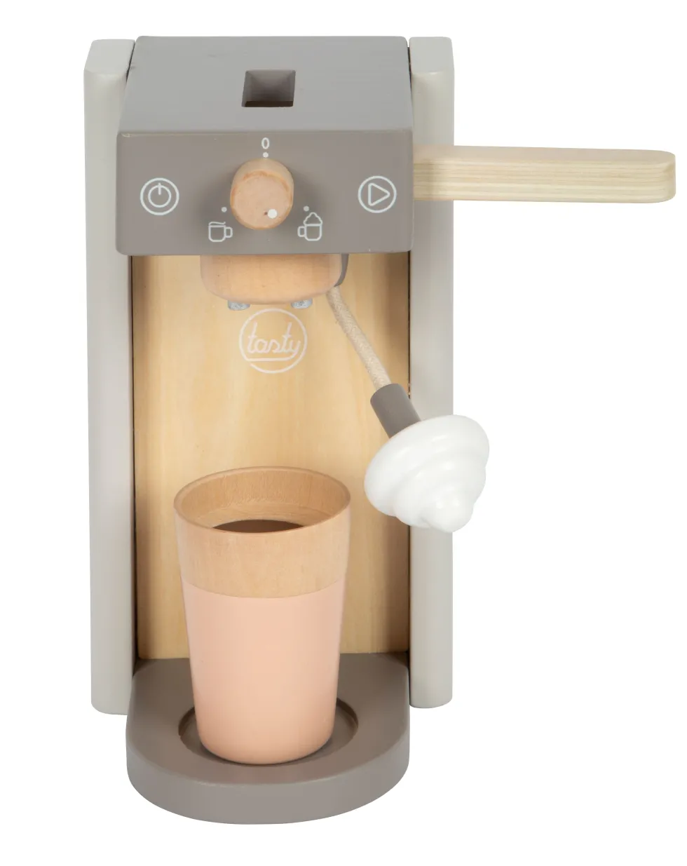 Kaffeemaschinen-Set grau „tasty“