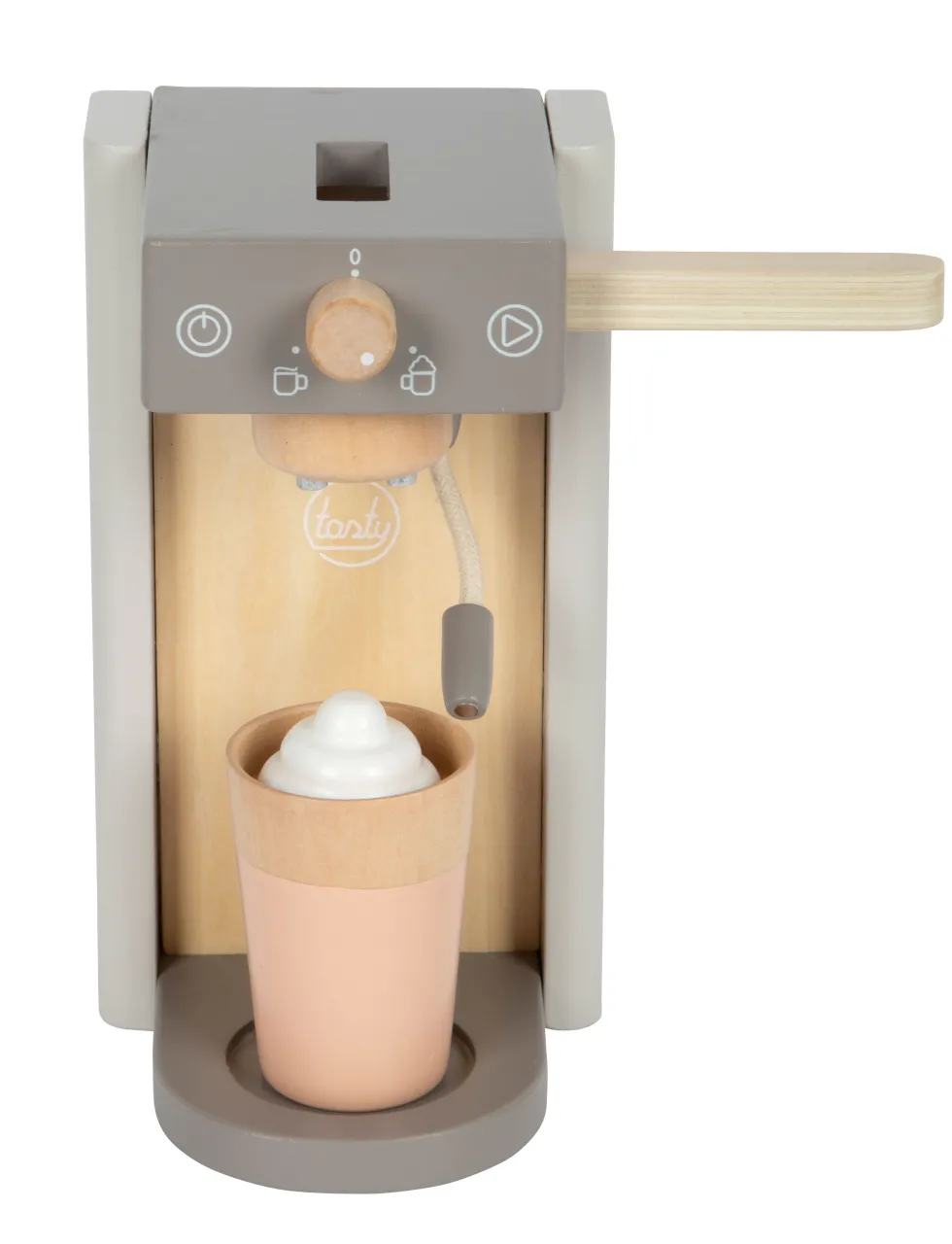 Kaffeemaschinen-Set grau „tasty“