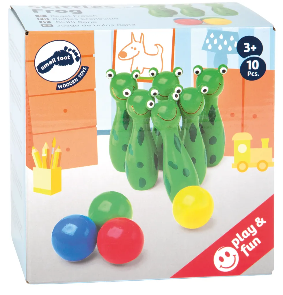 Kegelspiel Frosch