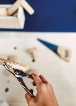 Kinderwerkbank Blau mit Zubehör