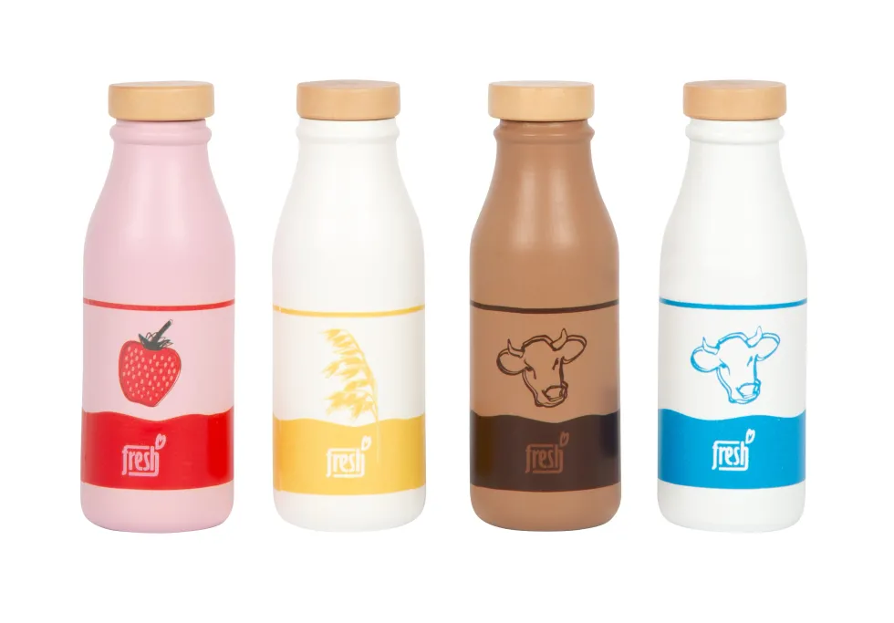 Kiste mit Milchgetränken „fresh“