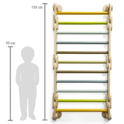 Kletterdreieck-Sprossenwand 2in1 „Adventure“