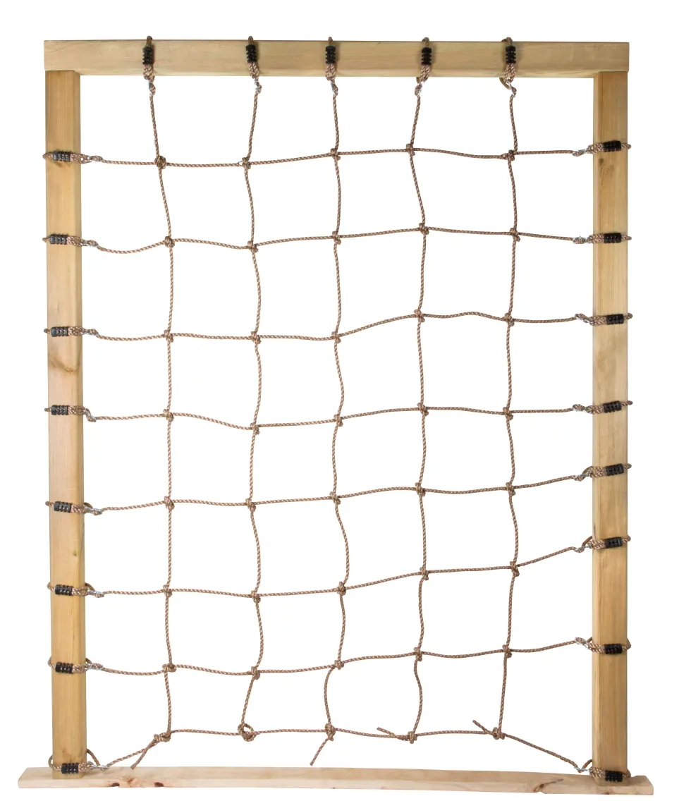 Kletternetz mit Achterhaken