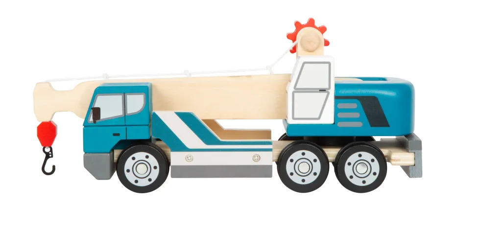Kranwagen mit Palette