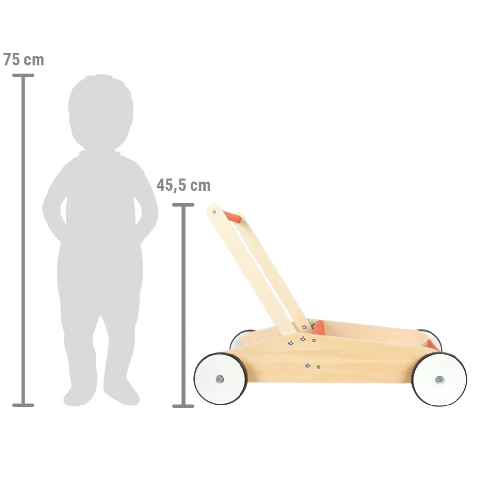 Lauflernwagen Kupferrot