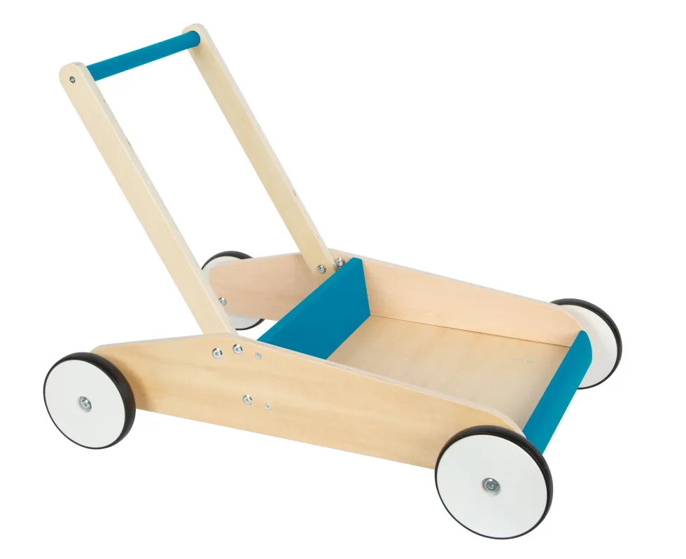 Lauflernwagen Petrolblau