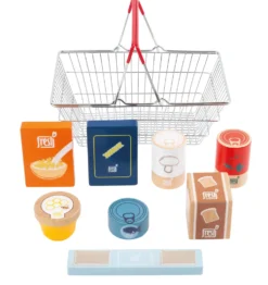 Lebensmittel-Set im Einkaufskorb „fresh“