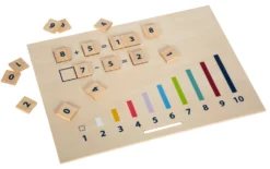 Lernbox Rechenstäbchen mit Zahlen „Educate“