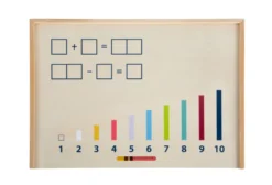 Lernbox Rechenstäbchen mit Zahlen „Educate“