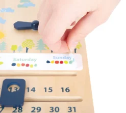 Lernuhr mit Kalender „Educate“