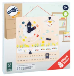 Lernuhr mit Kalender „Educate“