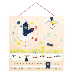 Lernuhr mit Kalender „Educate“