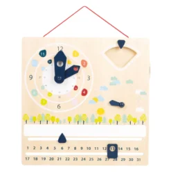 Lernuhr mit Kalender „Educate“