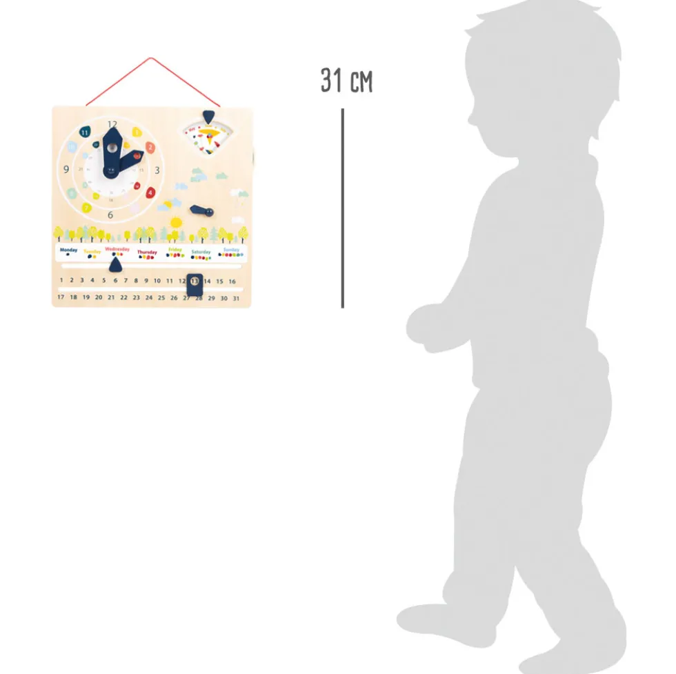 Lernuhr mit Kalender „Educate“