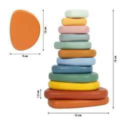 Montessori Balancierspiel Flusssteine