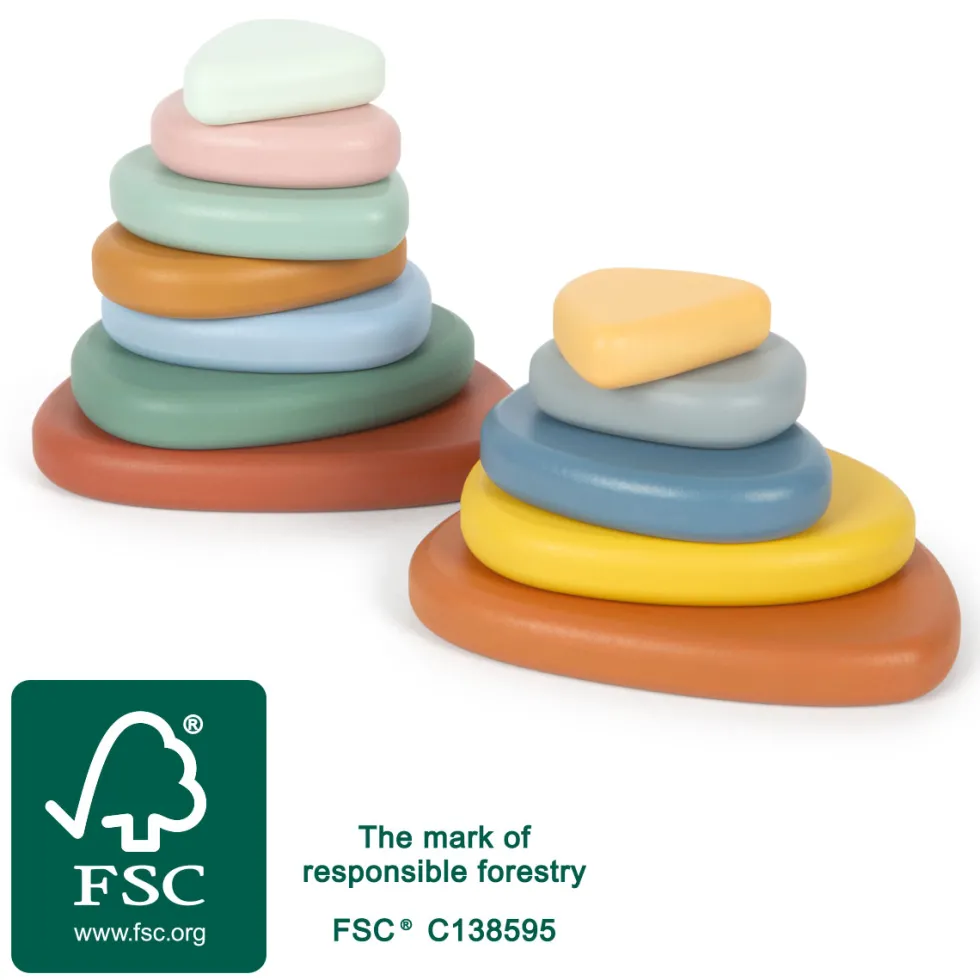 Montessori Balancierspiel Flusssteine