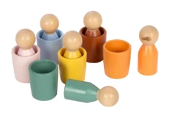 Montessori Sortierbecher mit Figuren