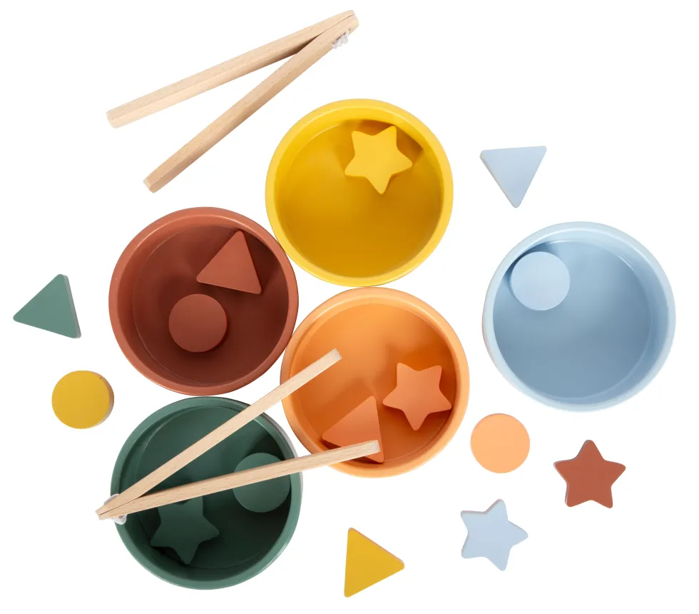 Montessori Sortierspiel mit Zange