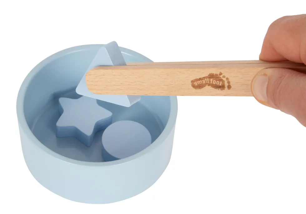 Montessori Sortierspiel mit Zange