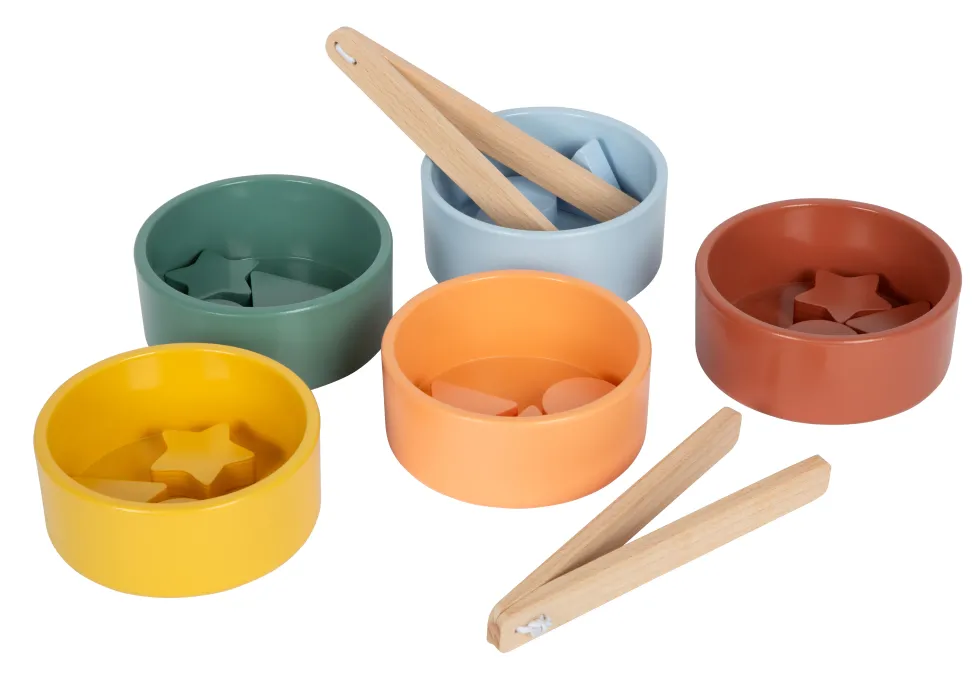 Montessori Sortierspiel mit Zange