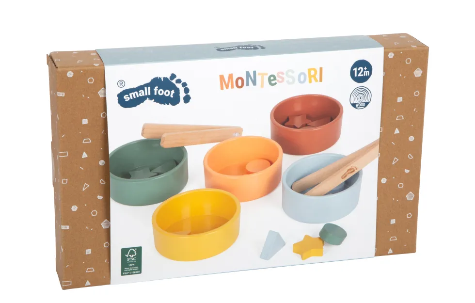 Montessori Sortierspiel mit Zange