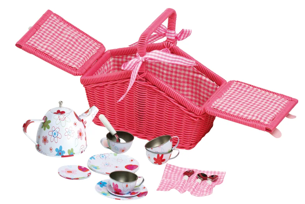 Picknickkorb Bunte Blumen