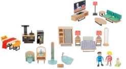 Puppenhausmöbel-Set Modern