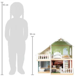 Puppenhaus mit Dachterrasse