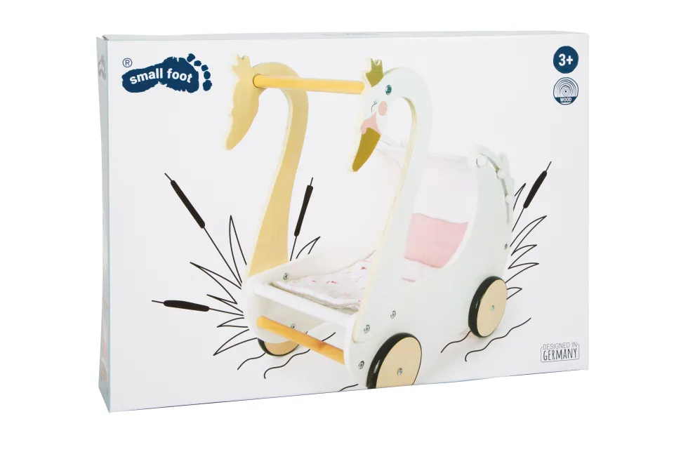 Puppenwagen Schwan