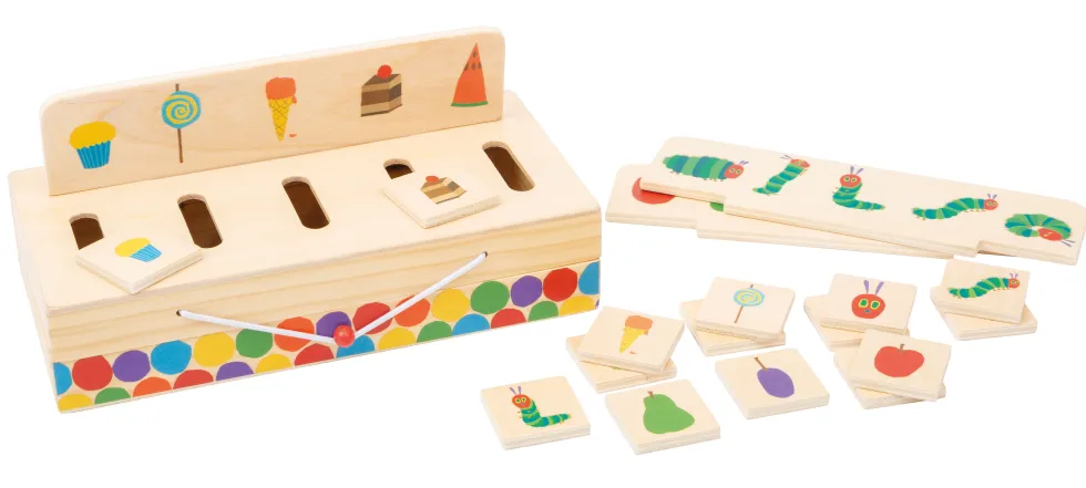 Raupe Nimmersatt Bildersortierbox