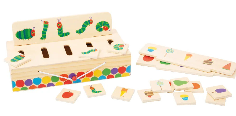 Raupe Nimmersatt Bildersortierbox