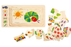 Raupe Nimmersatt Schichtenpuzzle