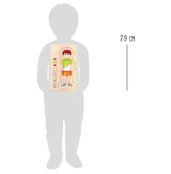 Schichtenpuzzle Anatomie Junge