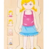 Schichtenpuzzle Anatomie Mädchen