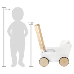 Schiebe- und Puppenwagen „Little Button“