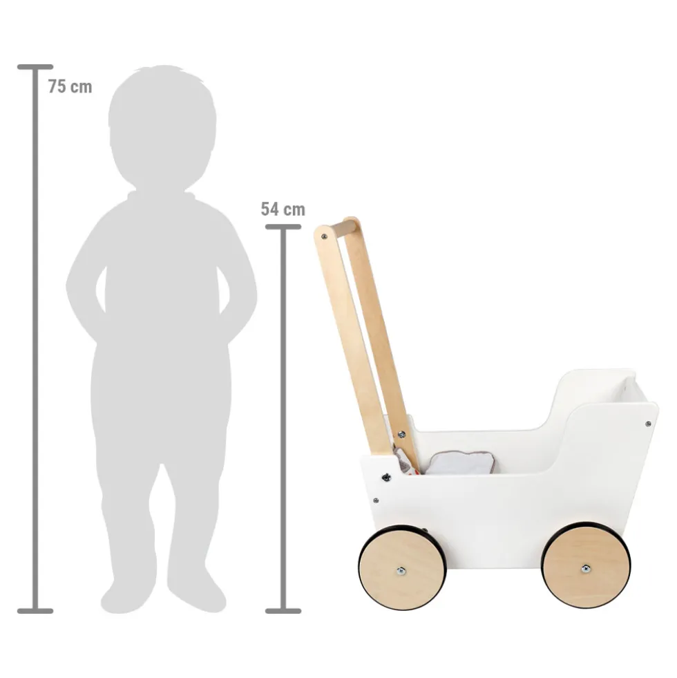 Schiebe- und Puppenwagen „Little Button“