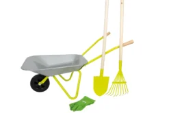 Schubkarre mit Gartenwerkzeug