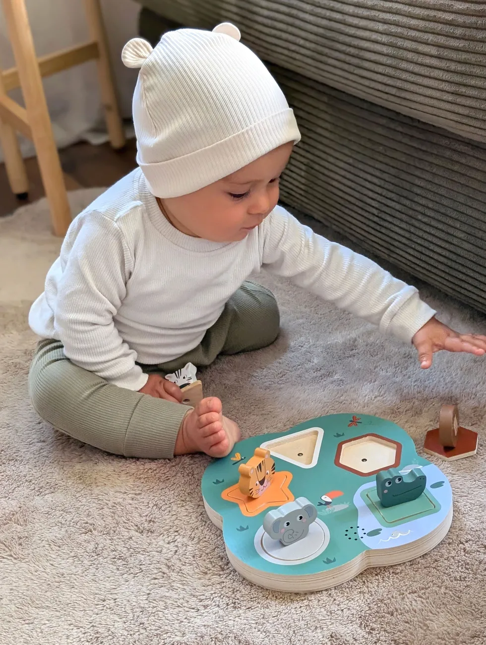 Setzpuzzle 3D Tierlaute „Safari“