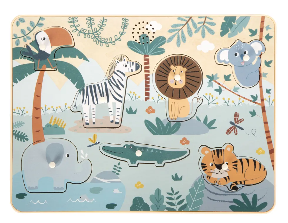 Setzpuzzle Tierlaute „Safari“