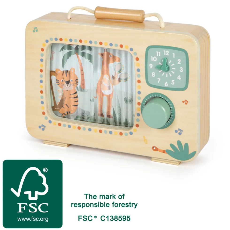 Spieluhr Fernseher „Safari“