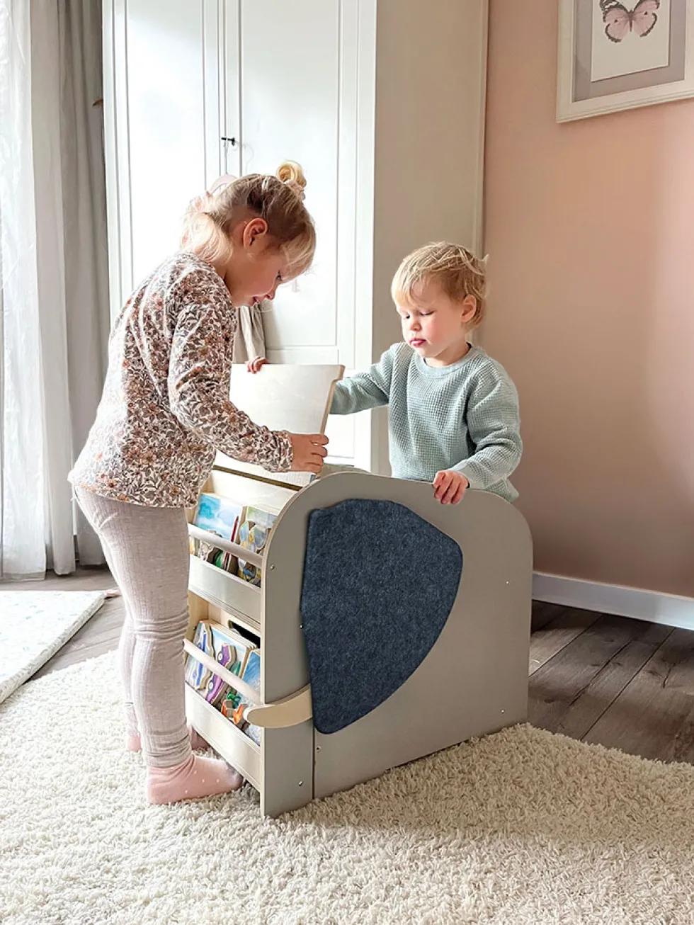 Spielzeugbox mit Sitz und Rollen Elefant „Wildlife“