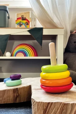 Stapelturm Regenbogen