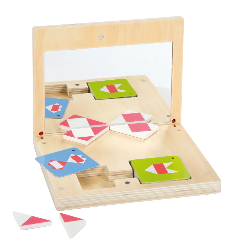 Symmetriespiel mit Spiegel „Educate“