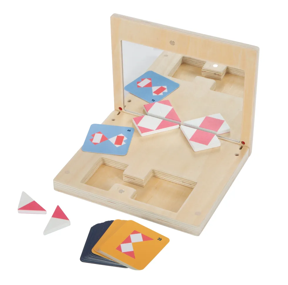 Symmetriespiel mit Spiegel „Educate“