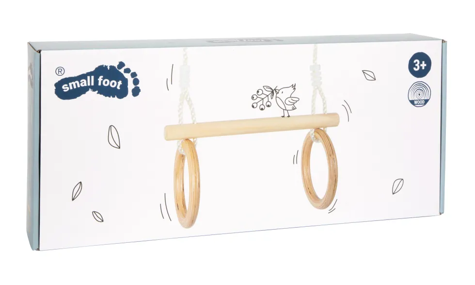 Trapez mit Turnringen aus Holz | defekte Verpackung