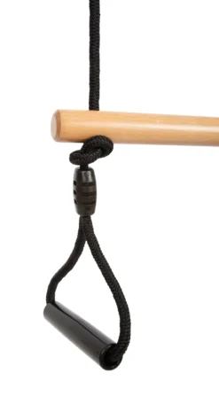 Trapezschaukel mit Turnringen „Black Line“