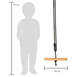 Trapezschaukel Twist „Black Line”
